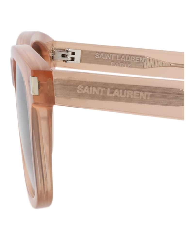 Saint Laurent Square-Frame Recycled Acetate Sunglasses Orange Orange Brown (SL51-30000167-082)