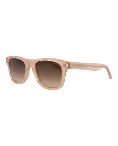 Saint Laurent Square-Frame Recycled Acetate Sunglasses Orange Orange Brown (SL51-30000167-082)