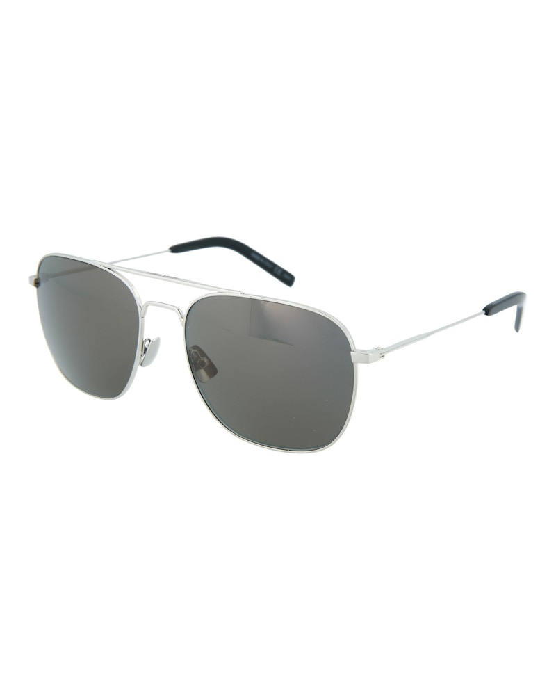 Saint Laurent Square-Frame Sunglasses Smoke/Smoke (SL860-30000170-005)