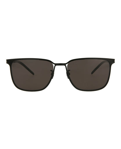 Saint Laurent Square Rectangle Sunglasses Black/Black/Black (SL428-30010694-002)