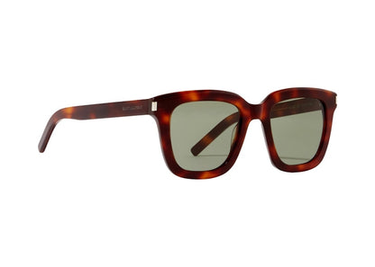 Saint Laurent Square Sunglasses Havana-Green (SL465-002-51)