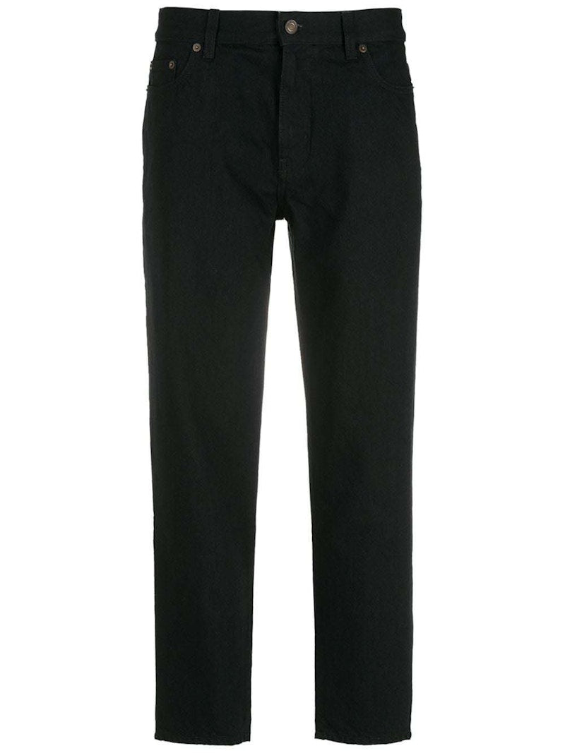 Saint Laurent Straight Leg Jeans Black