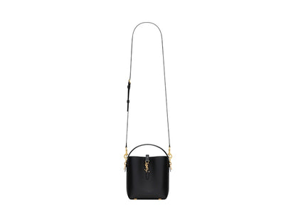 Saint Laurent The 37 Mini in Shiny Leather Black