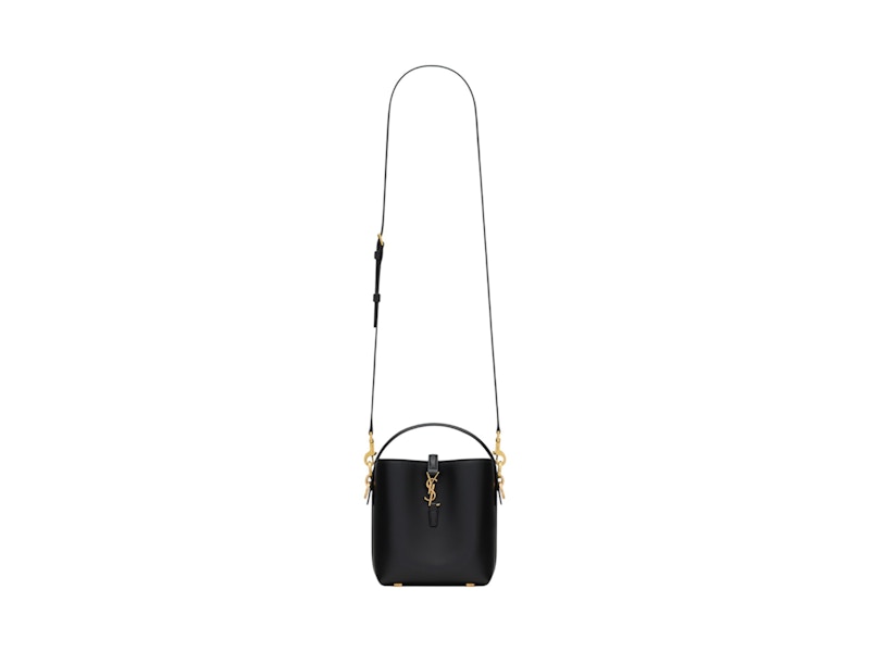 Saint Laurent The 37 Mini in Shiny Leather Black