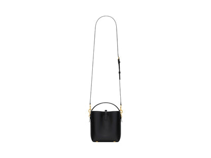 Saint Laurent The 37 Mini in Shiny Leather Black