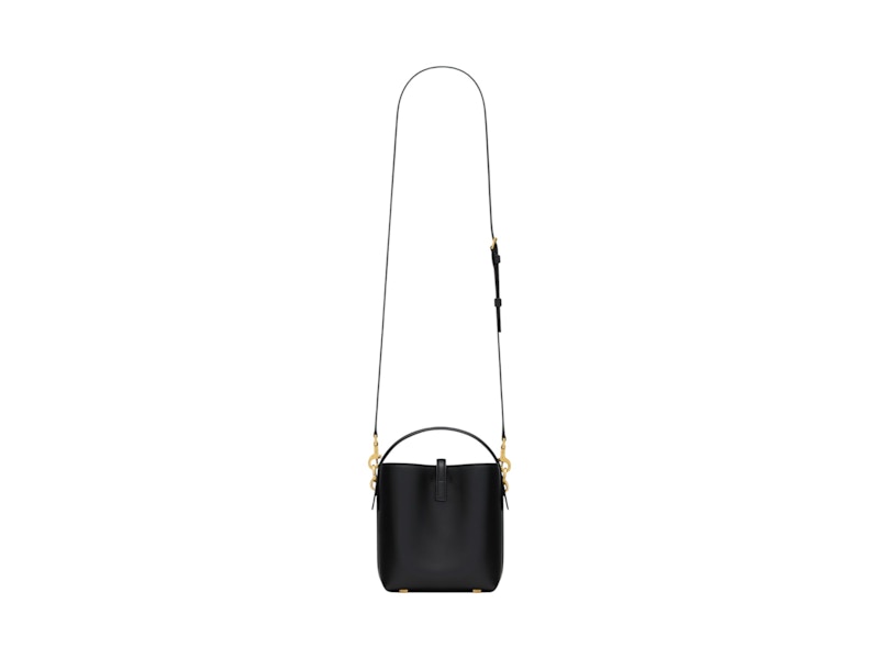 Saint Laurent The 37 Mini in Shiny Leather Black