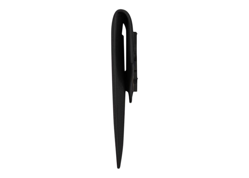 Saint Laurent Uptown Pouch De Poudre Embossed Black