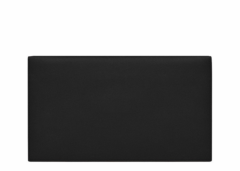 Saint Laurent Uptown Pouch Grain de Poudre Black
