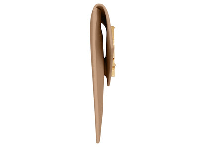 Saint Laurent Uptown Pouch Grain de Poudre Embossed Dark Beige