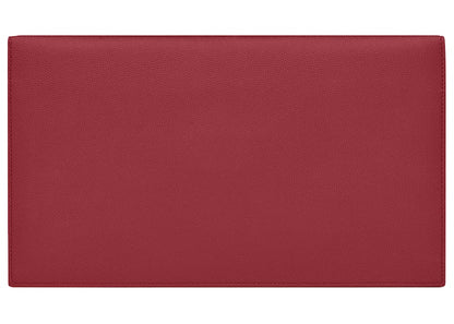 Saint Laurent Uptown Pouch Grain de Poudre Embossed Rouge Opyum