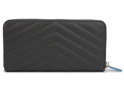 Saint Laurent Wallet Large Monogram Gray