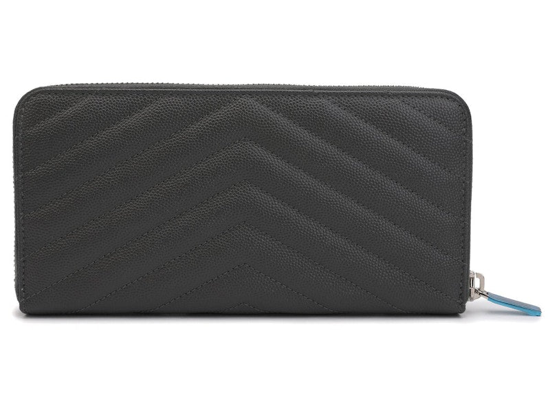 Saint Laurent Wallet Large Monogram Gray