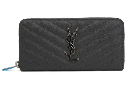 Saint Laurent Wallet Large Monogram Gray