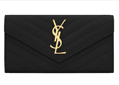 Saint Laurent Wallet Monogram Black