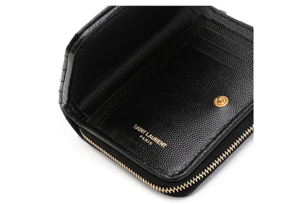 Saint Laurent Wallet Small Monogram Black