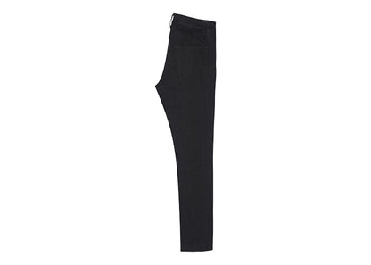 Saint Laurent Women's Cropped Skinny-Fit Denim Jeans Used Black