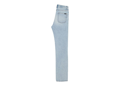 Saint Laurent Women's Janice Denim Jeans Clear Sky Blue