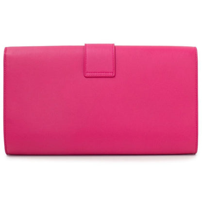 Saint Laurent Y Clutch Large Fuschia