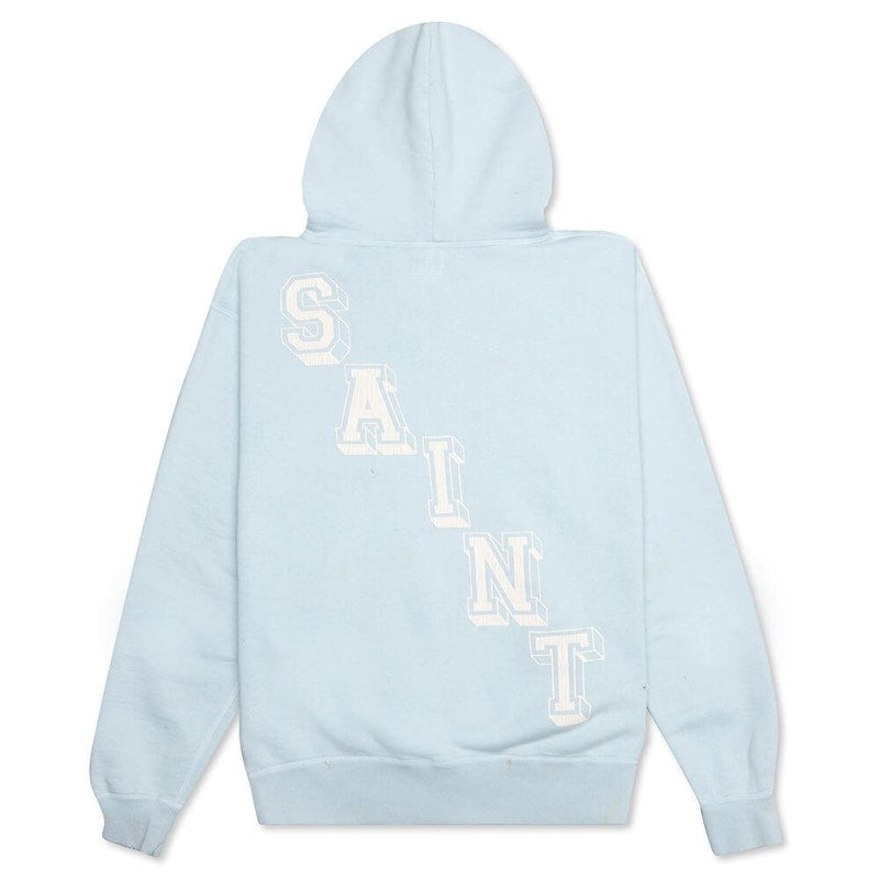 Saint Michael Angel Hoodie Blue