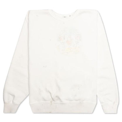Saint Michael Crewneck Sweatshirt White