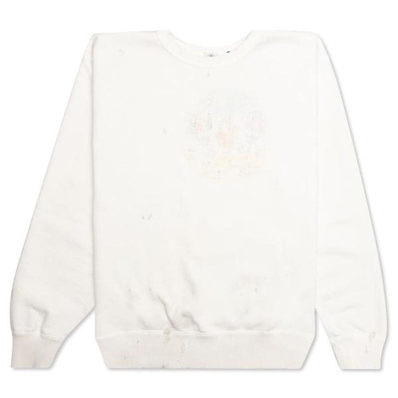 Saint Michael Crewneck Sweatshirt White