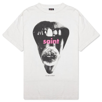 Saint Michael Drag T-shirt White