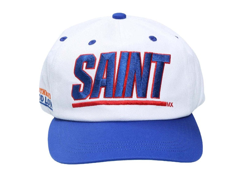 Saint Michael Saint Cap White/Blue