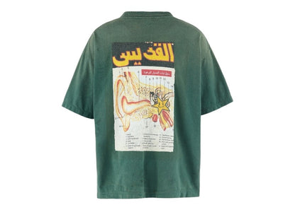 Saint Michael x Cactus Plant Flea Market LOVE OF SNT Tee Green