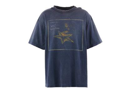Saint Michael x Cactus Plant Flea Market STAR Tee Navy