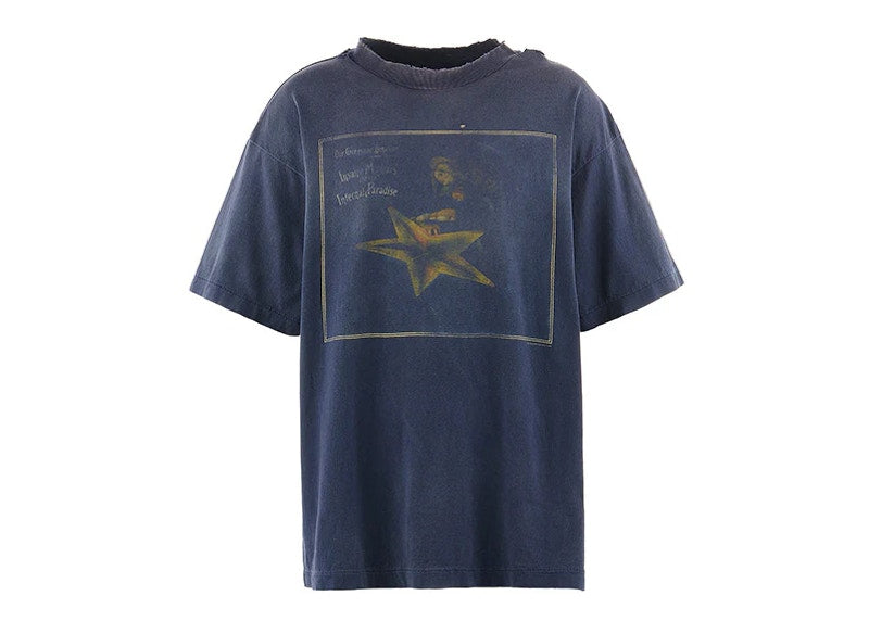 Saint Michael x Cactus Plant Flea Market STAR Tee Navy
