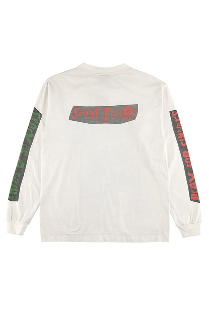 Saint Michael x Denim Tears Saint Tears L/S T-shirt White