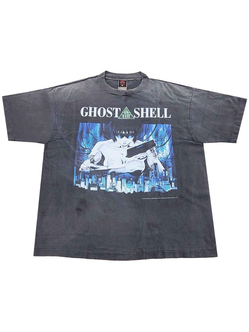 Saint Michael x Ghost In The Shell Short Sleeve T-shirt Black