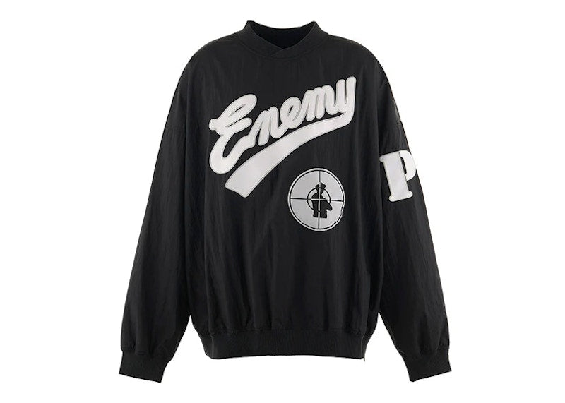 Saint Michael x Public Enemy Nylon Pullover Black