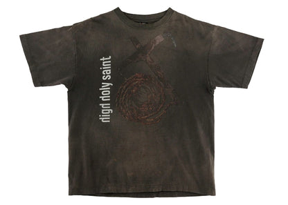 Saint Mxxxxxx Anchor T-Shirt Vintage Black