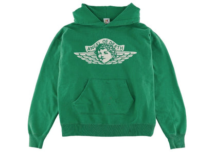 Saint Mxxxxxx Angel Hoodie Vintage Green