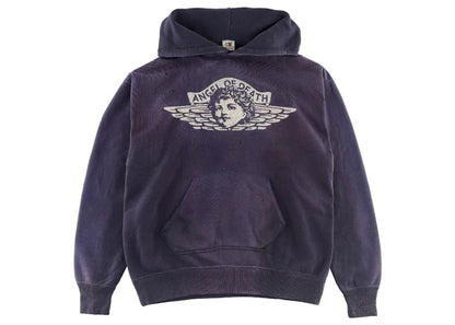 Saint Mxxxxxx Angel Hoodie Vintage Navy