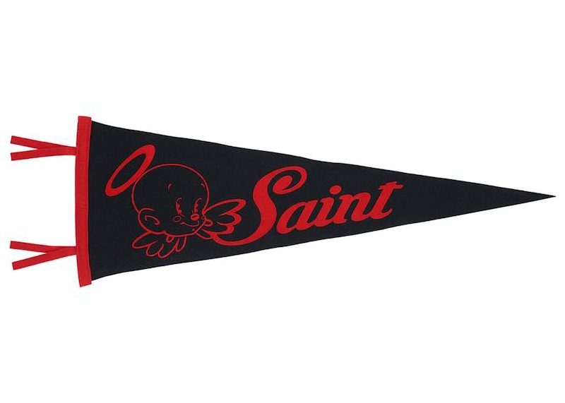 Saint Mxxxxxx Baby Michael Tapestry Pennant Black