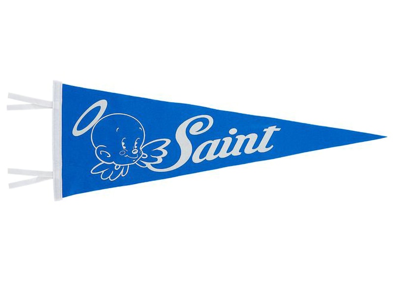 Saint Mxxxxxx Baby Michael Tapestry Pennant Blue