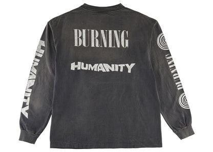 Saint Mxxxxxx Burning L/S Tee Vintage Black