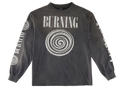 Saint Mxxxxxx Burning L/S Tee Vintage Black