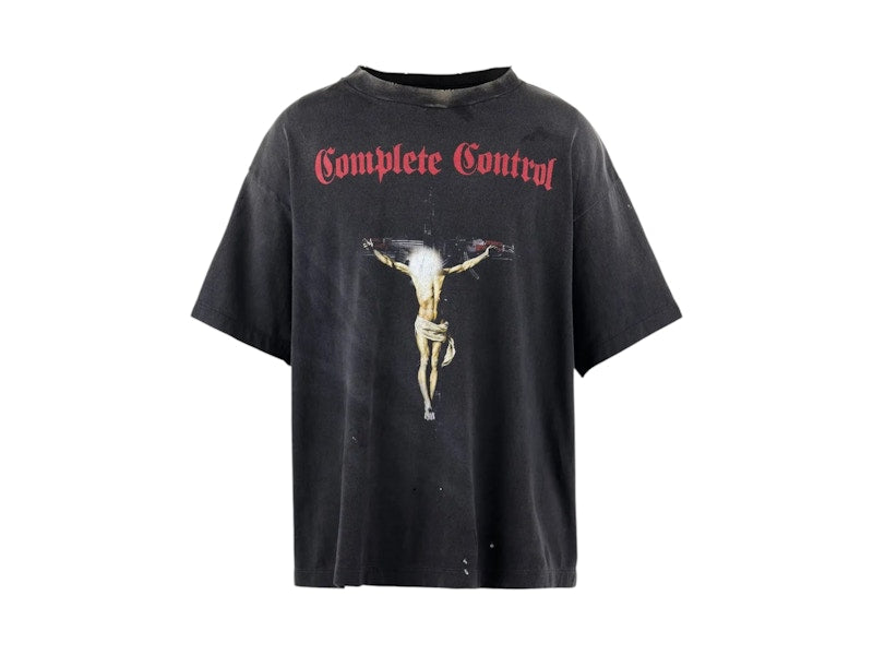 Saint Mxxxxxx Complete Contrl SS T-shirt Black