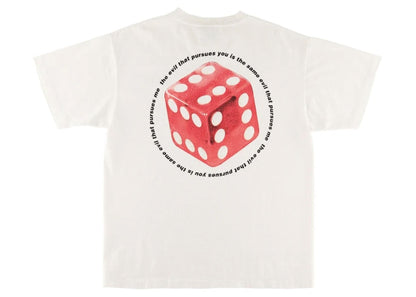 Saint Mxxxxxx Dice T-Shirt Vintage White