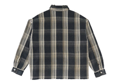 Saint Mxxxxxx Flannel Check Shirt Black