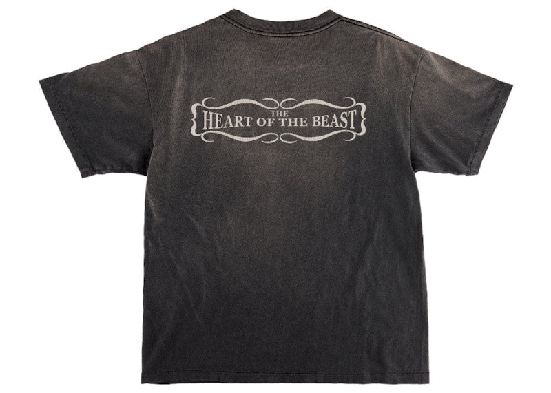 Saint Mxxxxxx Flesh and Blood Devil T-Shirt Vintage Black