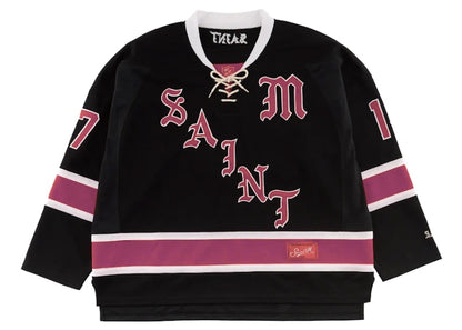 Saint Mxxxxxx Game Shirt L/S Tee Black Red