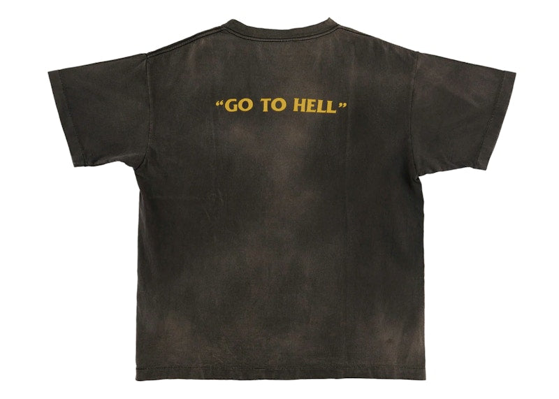 Saint Mxxxxxx Go To Hell T-Shirt Vintage Black