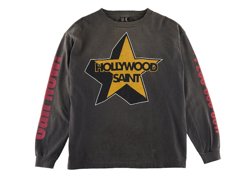 Saint Mxxxxxx Hollywood L/S T-Shirt Vintage Black