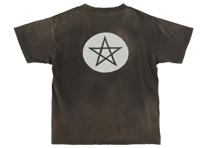 Saint Mxxxxxx Human Fear T-Shirt Vintage Black