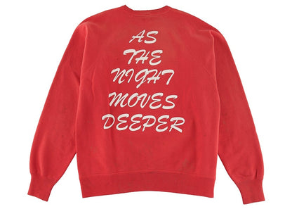Saint Mxxxxxx Kiss Me Crewneck Sweatshirt Vintage Red