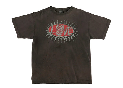 Saint Mxxxxxx Love Saint Hood T-Shirt Vintage Black